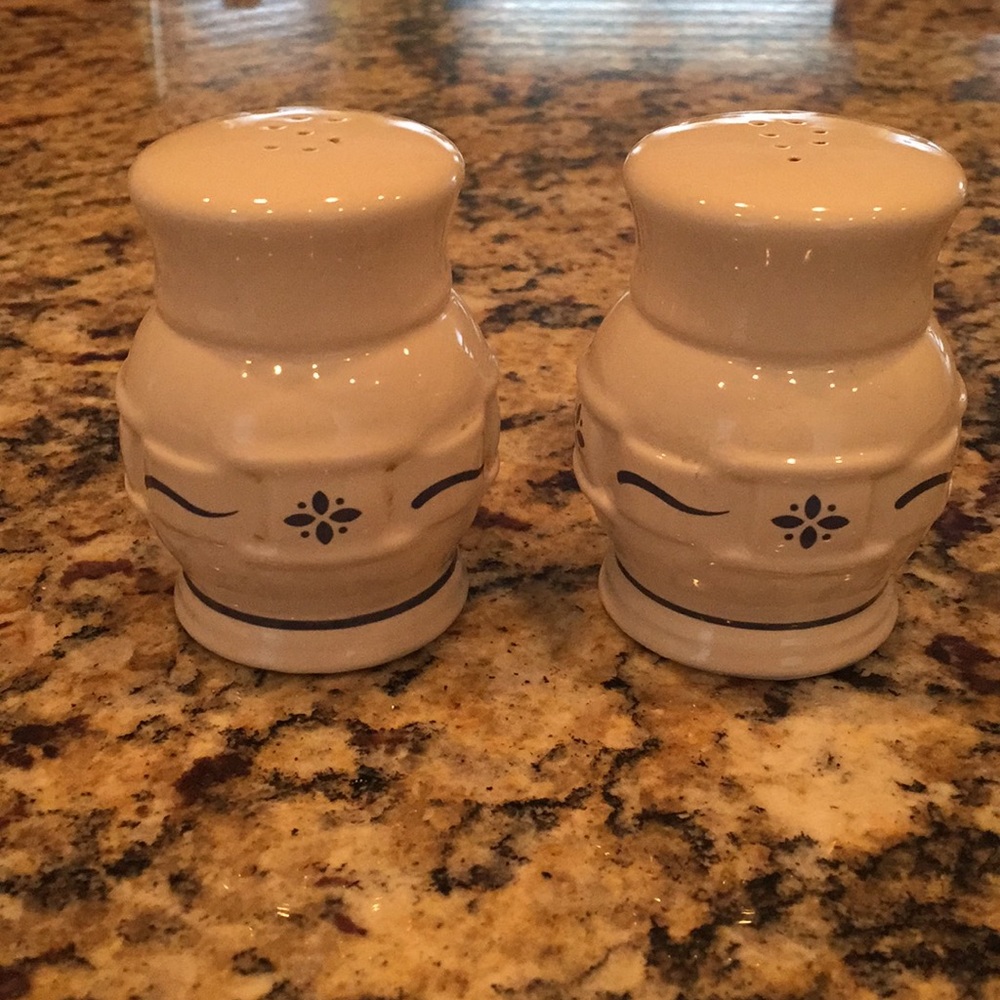 Longaberger Salt and Pepper Shakers